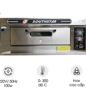 Lò nướng bánh 1 tầng 2 khay dùng gas
