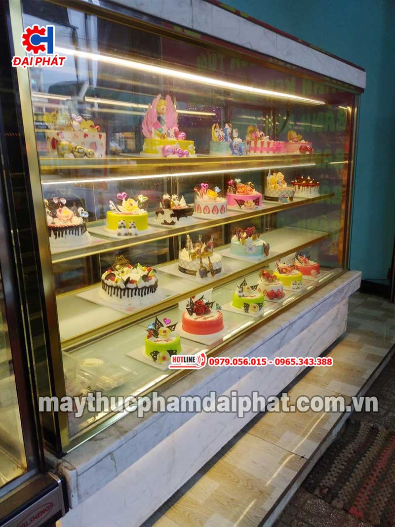 tủ trưng bày bánh kem 5 tầng 1m2-2